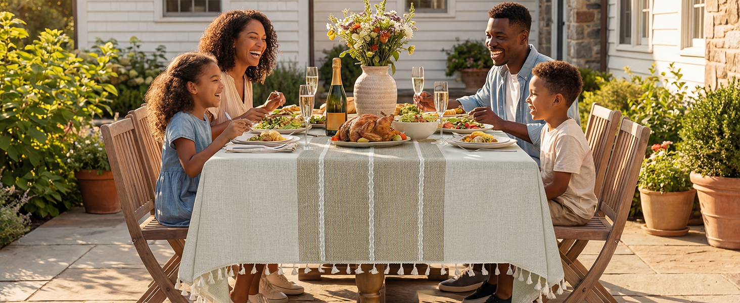 table cloth rectangle table