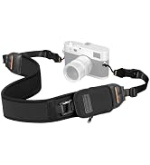 K&F Concept Camera Neck Strap for Photographers, Soft Neoprene Adjustable Shoulder Belt with Zipp...