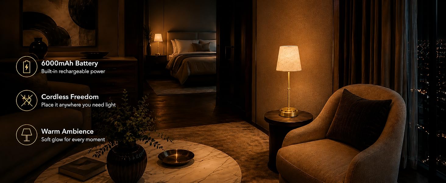 Cordless Table Lamp