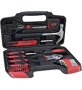 HANTINSTINA 39-Piece Household Tools Kit - Comprehensive and Essential Repair Set Tools for Colle...