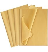 160 Sheets Gold Tissue Paper for Gift Bags 20 X 14 Inches Wrapping Tissue Paper Bulk for Crafts F...