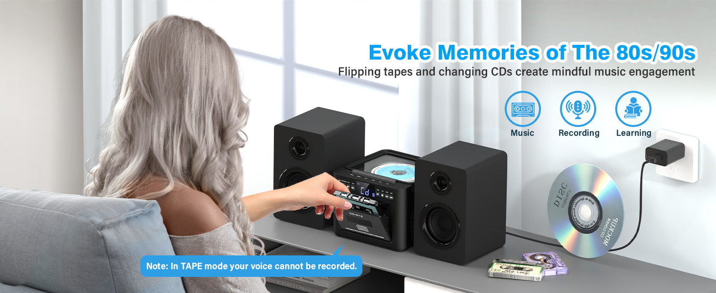 bookshelf stereo system