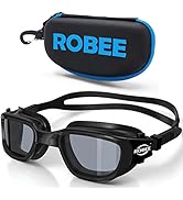 Robee Swimming Goggles, Adult Polarized Swim Goggles for Men Women Youth, Water Pool Glasses