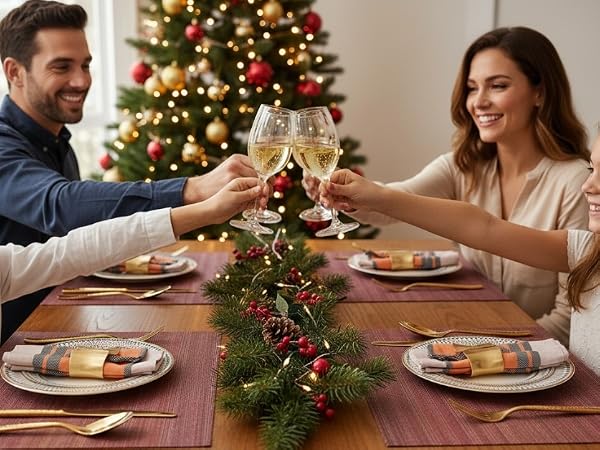 red placemats