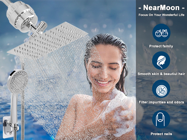 Filtered Rain Shower Head