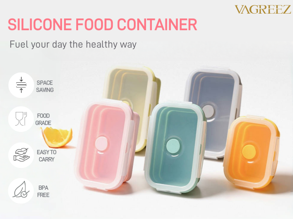 silicone food storage containers collapsible food storage containers collapsible collapsible bowl