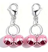IVIA PET 4 Sets Cat Bell for Dog Collar Charm Training Pet Pendant Accessories with 2 Pack Stainl...