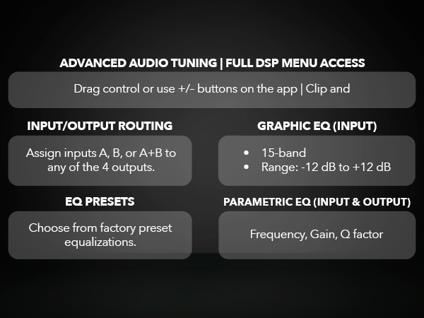 Taramps DSP PRO 2.4 BT+ Audio Tuner with Bluetooth and Crossover