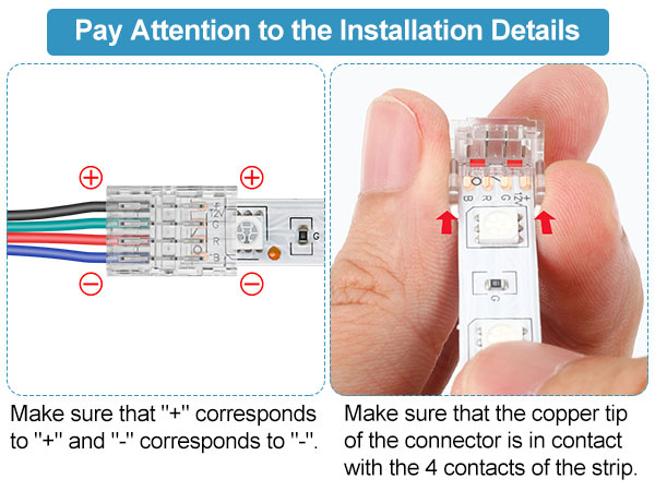 4 pin rgb strip connector