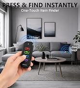 Key Finder RF Wireless Remote Locator | No App Required | 131FT Working Range | Ultra-Long Batter...