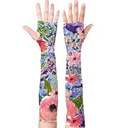 YPHCDO Gardening Sleeves for Women Men Farm Sun Protection Arm Cooling Garden Sleeves with Thumb ...
