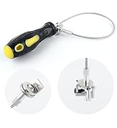 Aokdom Flexible Magnetic Oil Drain Plug Removal Tool,14.5inch Oil Drain Plug Tool with Strong Mag...