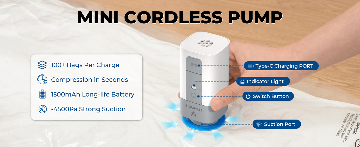 mini cordless pump