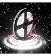 ALITOVE Daylight White COB LED Strip 6500k Super Bright CRI>90 Outdoor LED Strip Lights Waterproo...
