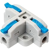 GKEEMARS 20Pcs 3 Way T-Shape Connectors for Wiring, Quick Wire Splitter Connector for Circuit Inl...