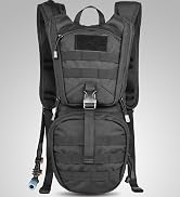 MARCHWAY Tactical Molle Hydration Pack Backpack with 3L TPU Water Bladder, Military Daypack for C...