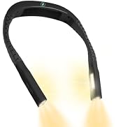 Gladwork Book Lights for Reading at Night Reading Lamps for Bed Portable Rechargeable LED Neck Li...