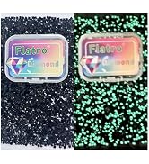 Luminous Diamond Art Beads for Diamond dot Accessories, Flat Base Square Diamonds Painting Drills...