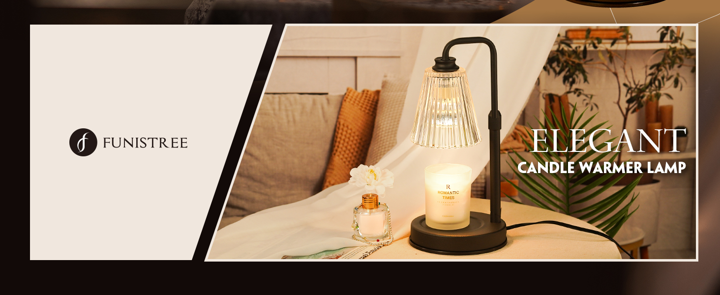 Black Candle Warmer Lamp