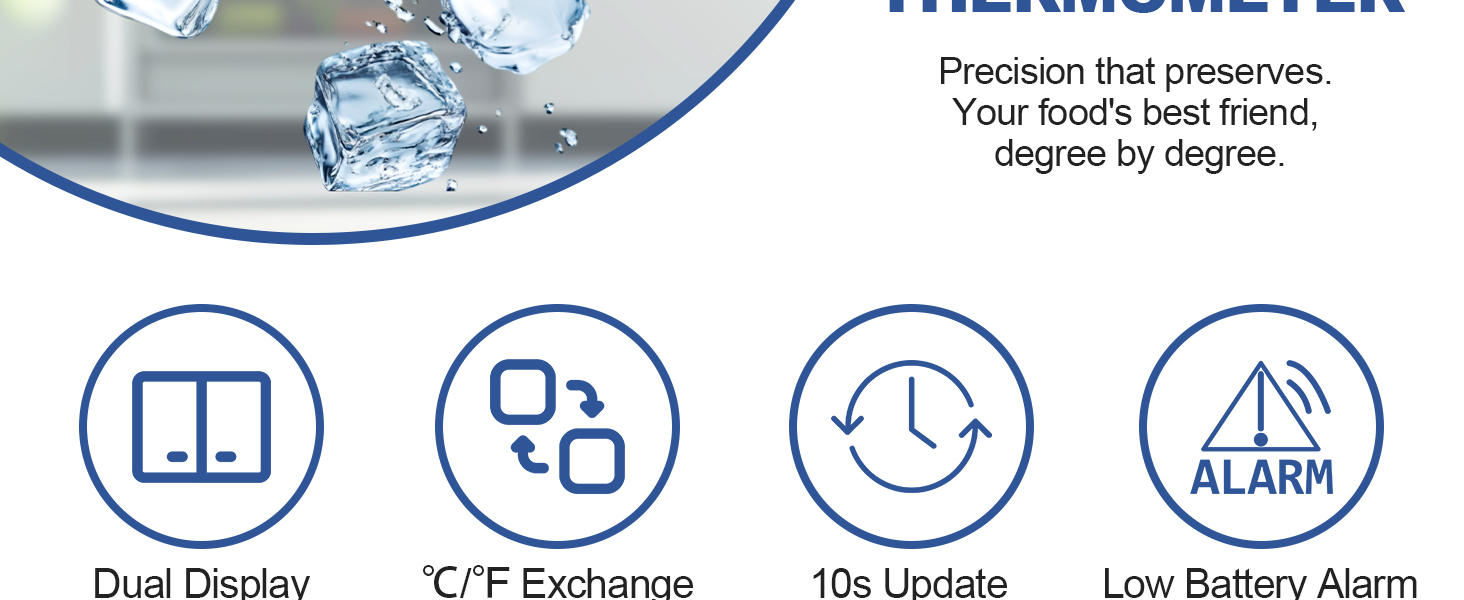 Freezer thermometer