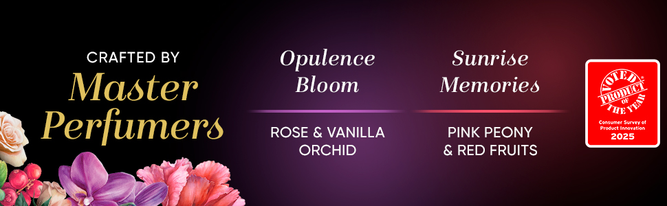 crafted by master perfumers