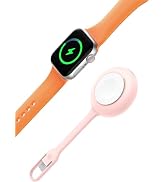 WeeFancy Portable Apple Watch Charger, 1200mAh Magnetic Keychain Wireless Power Bank Watch Charge...