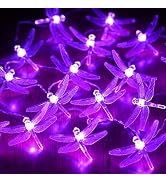 Dragonfly Starry String Lights 10ft 20 LED Decorative Twinkle Fairy Lighting Strand Battery Power...
