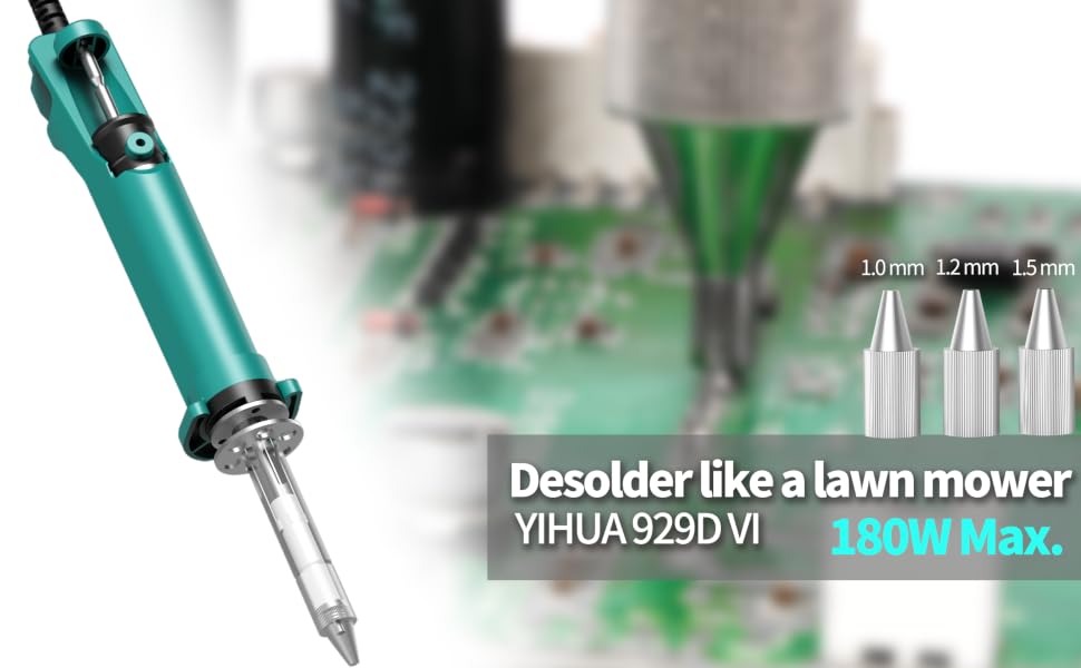 YIHUA 929D VI desolder like a lamn mower