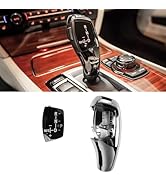 Jaronx Compatible with BMW Gear Shift Knob Cover Trim for 1'F20 F21/2'F22 F23/3'F30 F31 F34/4'F32...