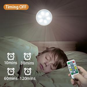 LED Closet Lights Wireless Motion Sensor Puck Light USB Rechargeable Dimmer Step Light with Remote