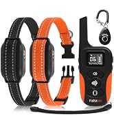 PaiPaitek Dog Vibration Collar with Controller for 2 Dogs No Shock, 9 Types of Beeps and Vibratio...