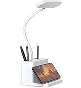 AXX Small Desk Lamp, Rechargeable Cute Table Light for Kids Teens | for College Dorm Room, Home O...