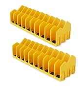 HURRICANE 2-Pack Plier Organizer Rack, 20-Slot Tool Box Organizer with Non-Slip Base, Extendable ...