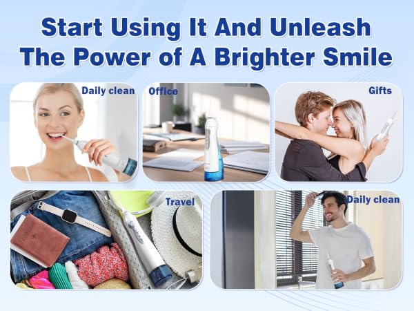 tovendor electric water flosser for travel, office, daily clean use