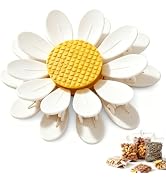 Sunflower Magnetic Chip Clips with 10 Petal Clips, Flower-Shaped Fridge Clip for Chips and Food B...