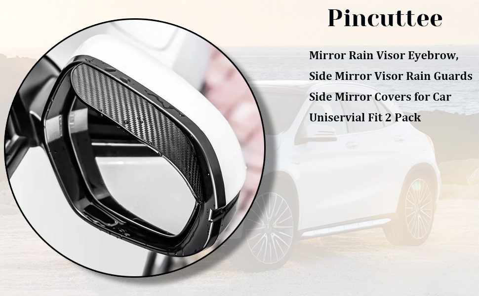 Side Mirror Visor Rain Guards