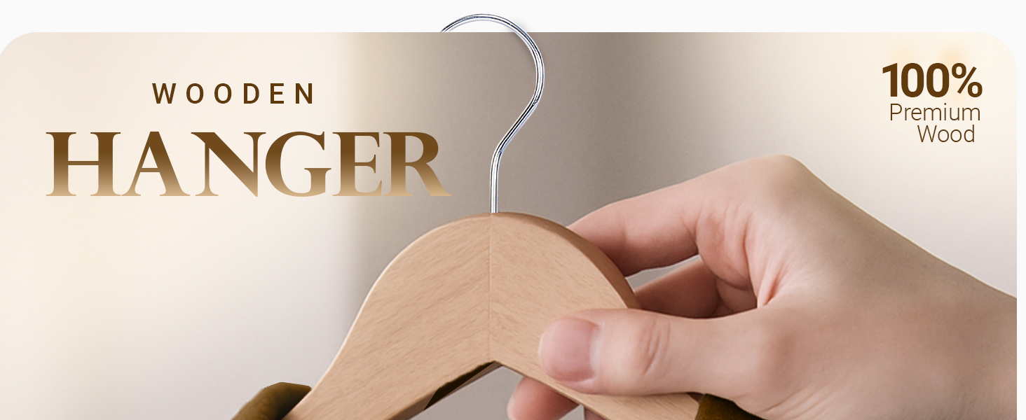 wooden hanger natural