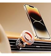 LnkXT for Magsafe Car Mount for iPhone, Aluminum Alloy Vent Mount,Built-in Air Freshener,Magnetic...