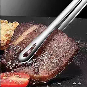Korean BBQ Tongs Stainless Steel Grill Tongs Tweezers Pasta Salads Tongs Cooking Kitchen Tongs