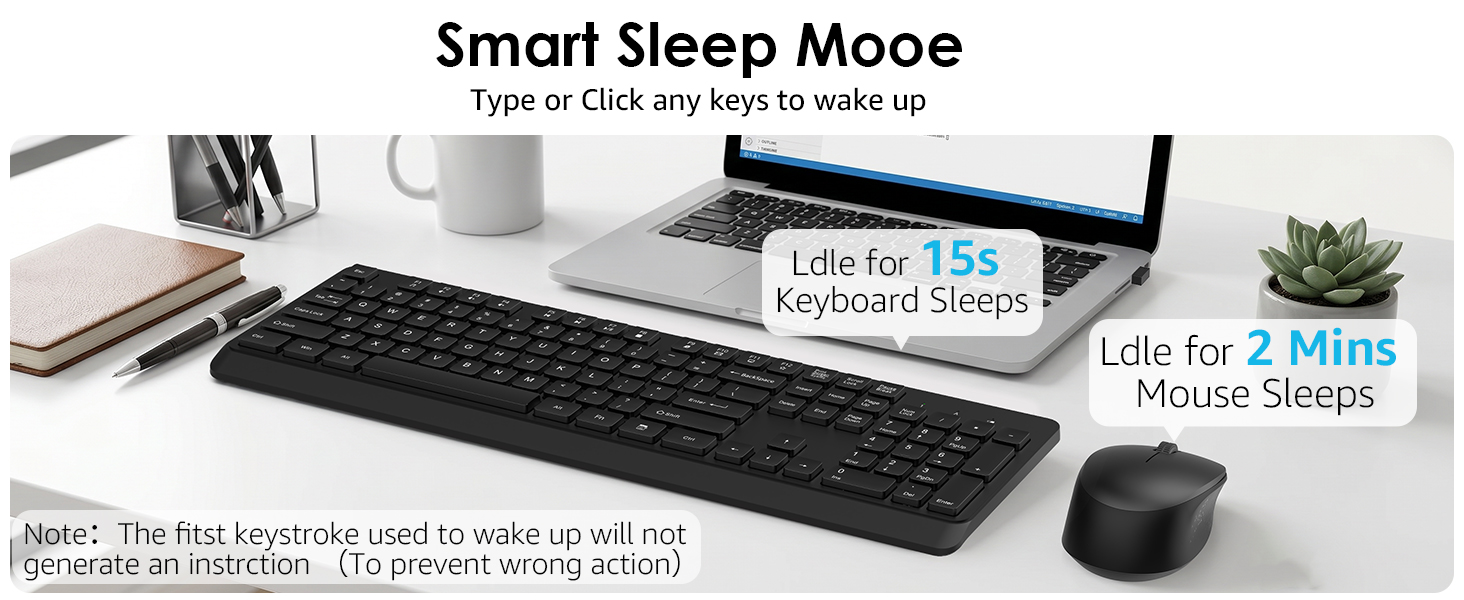 wireless keyboard and mouse quiet