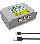Dingsun RCA to HDMI Converter, V22B Mini RCA/ Composite/ CVBS/ AV to HDMI Video Audio Converter A...