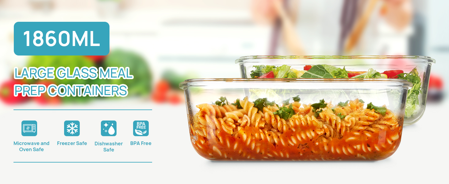 glass meal prep containers