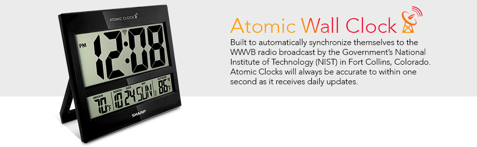Atomic wall clocks Sharp SHARP