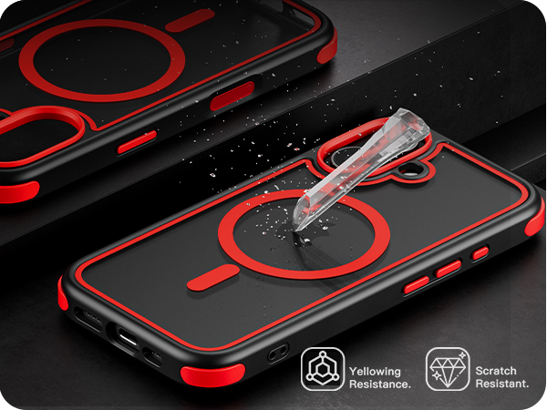 iphone 17 phone case with Crystal Clear Back Cover