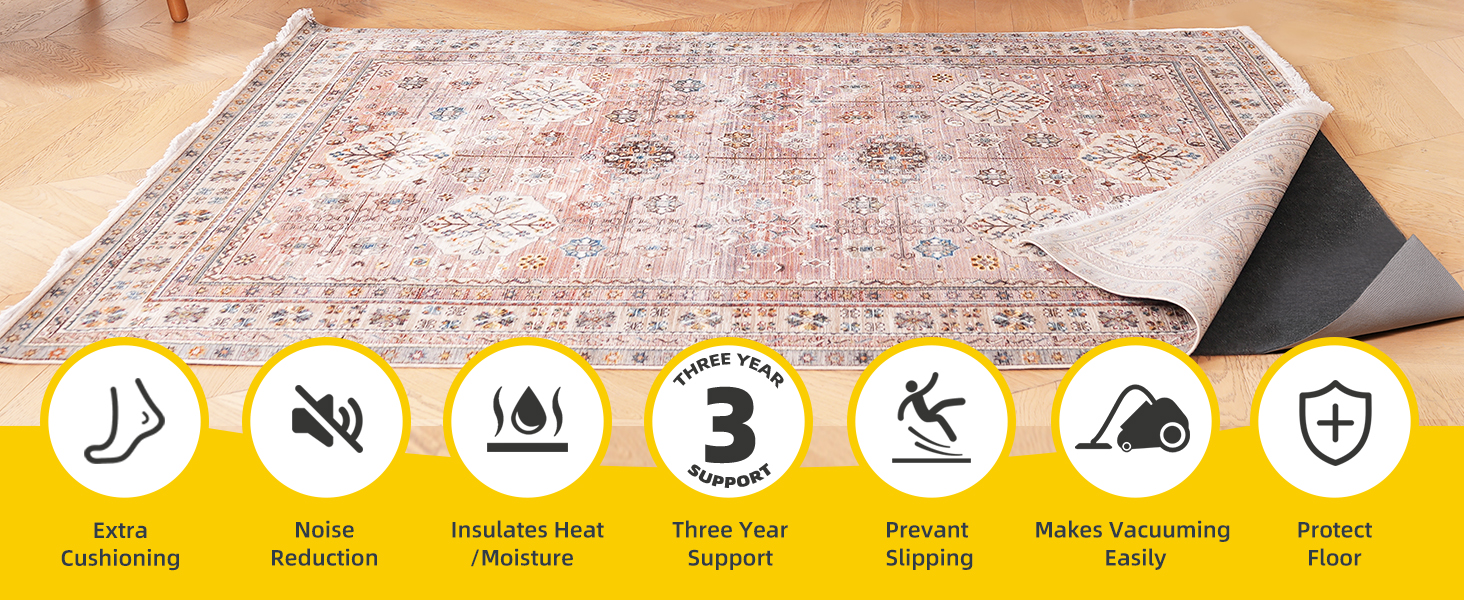 rug pad gripper 8x10 non slip cushioned thick felt rubber rug pad runner rug pad non skid