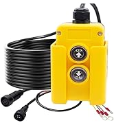 mxuteuk 4 Wire Dump Trailer Remote Control Switch 12V DC Up Down Switch for Double Acting Hydraul...