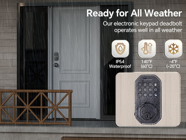 keyless entry door lock