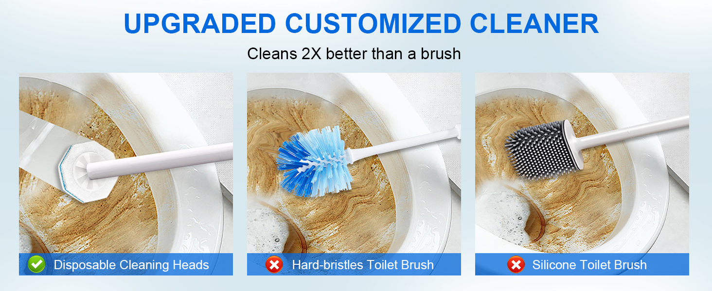 toilet bowl brush heads refills