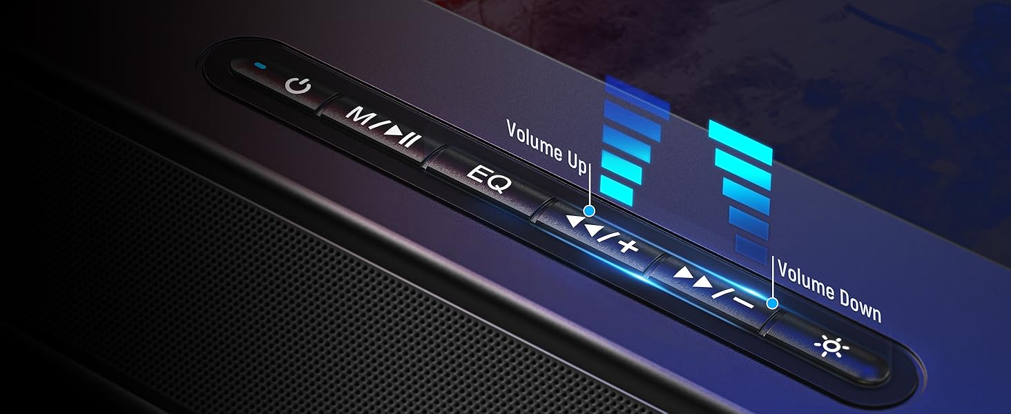 volume adjustment speakers for game