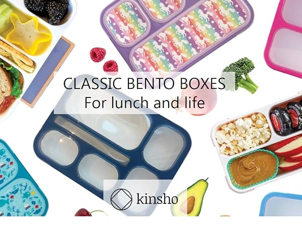 bento box lunch container snack boxes for kids adults toddler daycare